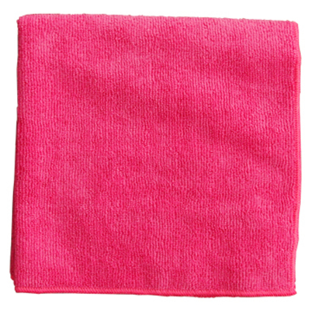 GOLDEN STAR Pink Microfiber Cloth 300 GMS, 16", PK36 MC1616PNK300-36PK